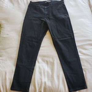 LEVI'S charcoal skinny jean